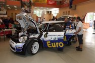 Rallye Český Krumlov: Technické přejímky, servis